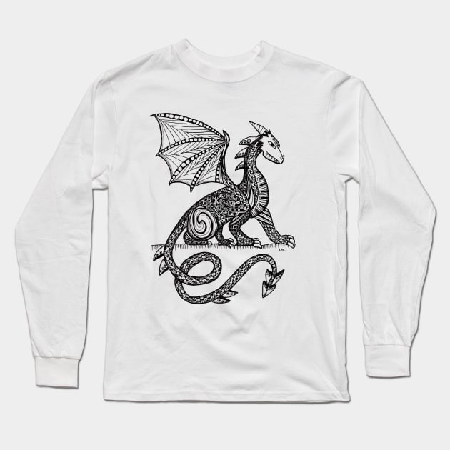 Dragon Long Sleeve T-Shirt by LauraKatMax